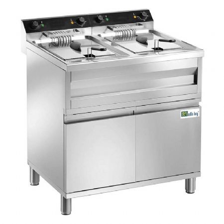 Friteuse professionnelle sur coffre 2 cuves 12 L triphasé - Afi-Collin-Lucy - FRF212C Friteuse professionnelle sur coffre 2 cuves 12 L triphasé - Afi-Collin-Lucy - FRF212C