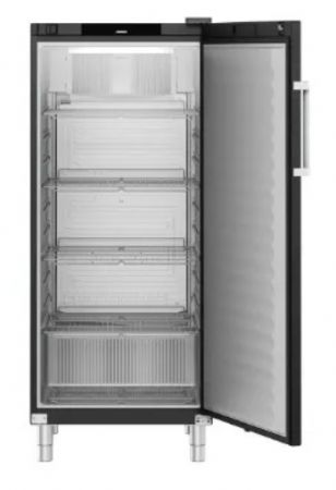 Refrig�rateur noir GN2/1 avec 1 porte pleine -2/ +15�C - 570L