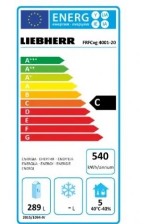 Refrig�rateur inox 1 porte pleine -2/ +15�C - 420L