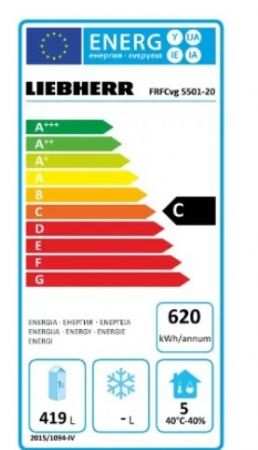 Refrig�rateur inox GN2/1 avec 1 porte pleine -2/ +15�C - 570L