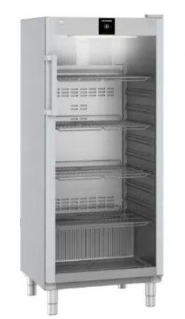 Refrig�rateur inox GN2/1 avec 1 porte vitr�e +1/ +15�C - 600L