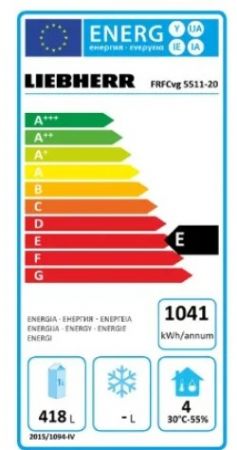 Refrig�rateur inox GN2/1 avec 1 porte vitr�e +1/ +15�C - 600L