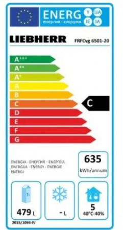 Refrig�rateur inox GN2/1 avec 1 porte pleine -2/ +15�C - 655L