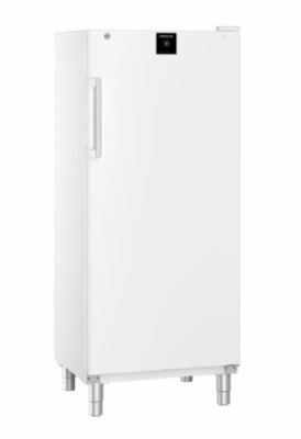 Refrigrateur blanc GN2/1 avec 1 porte pleine +1/ +15C - 570L