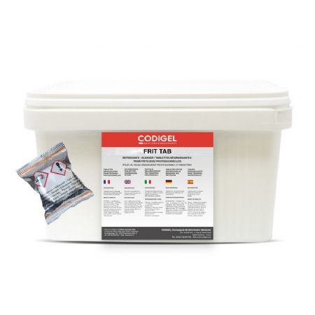 Tablettes de dgraissage pour friteuse - 120 tablettes
