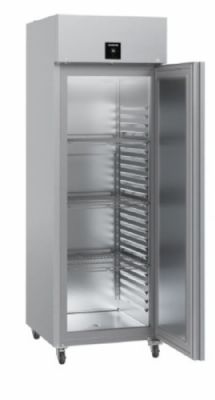 Refrigrateur inox GN2/1 avec 1 porte pleine et 3 tablettes -2/ +15C - 597L
