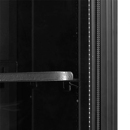 Armoire à boissons 1 porte vitrée noir 114 L +2 à +10 °C - Tefcold - FS176H Black