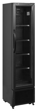 Armoire à boissons 1 porte vitrée noir 114 L +2 à +10 °C - Tefcold - FS176H Black Armoire à boissons 1 porte vitrée noir 114 L +2 à +10 °C - Tefcold - FS176H Black
