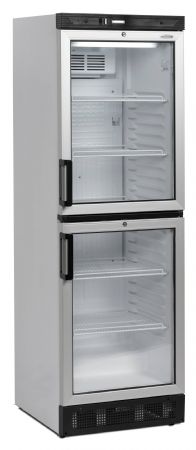 Armoire à boissons 2 portes vitrées Blanche positive - Tefcold - FS2380