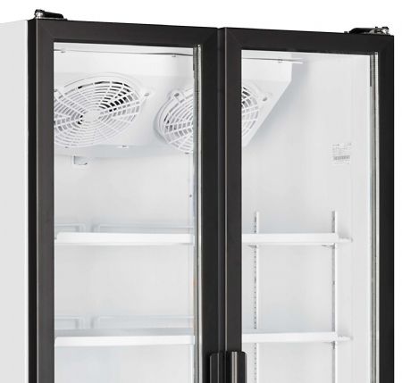 Refroidisseur de présentation 2 portes vitrées Blanche positive - Tefcold - FS890H