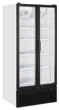 Refroidisseur de présentation 2 portes vitrées Blanche positive - Tefcold - FS890H