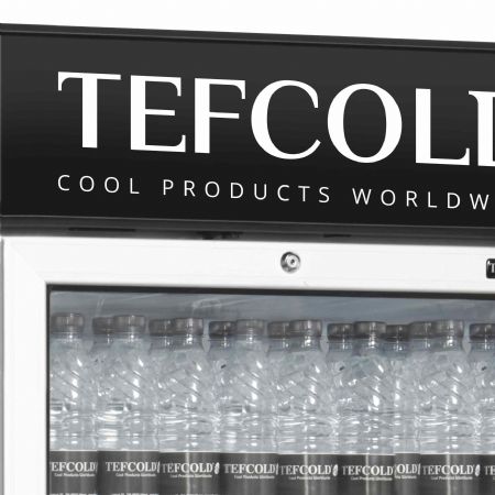 Armoire à boissons 1 porte vitrée blanche positive - Tefcold - FSC1380