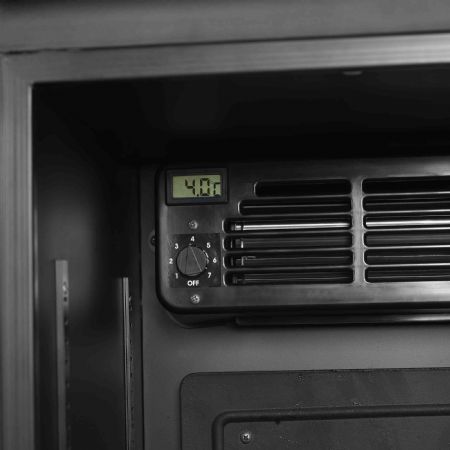 Réfrigérateur à boissons 1 porte vitrée noire positive - Tefcold - FSC175H BLACK