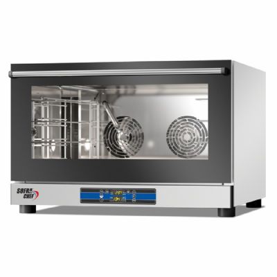 Four  convection lectrique avec humidificateur et commandes digitales 4 niveaux GN1/1