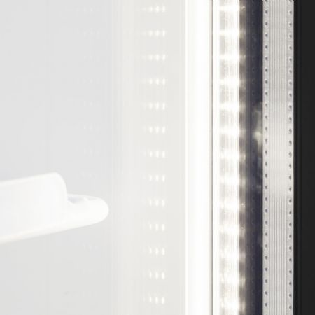 Refroidisseur de présentation 2 portes vitrées Blanche positive - Tefcold - FSC891H