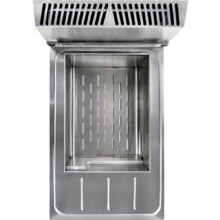 Friteuse gaz 1 cuve 16 L sur meuble