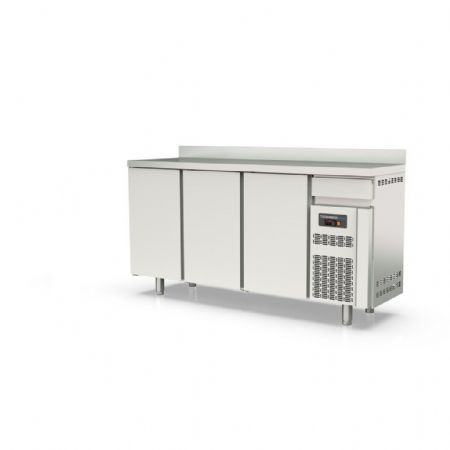 Table desserte réfrigérée arrière-bar 3 portes pleines positive 504 L - Coreco - FSR-200-S Table desserte réfrigérée arrière-bar 3 portes pleines positive 504 L - Coreco - FSR-200-S