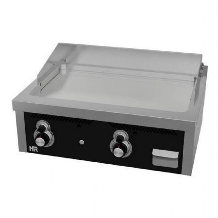 Plaque à snacker pro profondeur 600 Gaz à poser surface lisse 18 kW - Hr Fainca - FT6008SCR