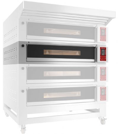 Four professionnel électrique modulaire 6 plaques 6x600x400 mm écran tactile à poser - Diamond - FT6M-18T