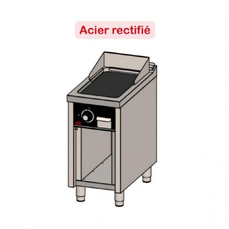 Plaque à snacker pro profondeur 750 Gaz 8 kW - Hr Fainca - FT7504E