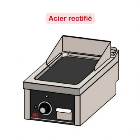 Plaque à snacker pro profondeur 750 Gaz à poser 8 kW - Hr Fainca - FT7504S