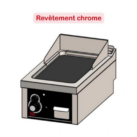 Plaque à snacker pro profondeur 750 Gaz à poser 8 kW - Hr Fainca - FT7504SCR