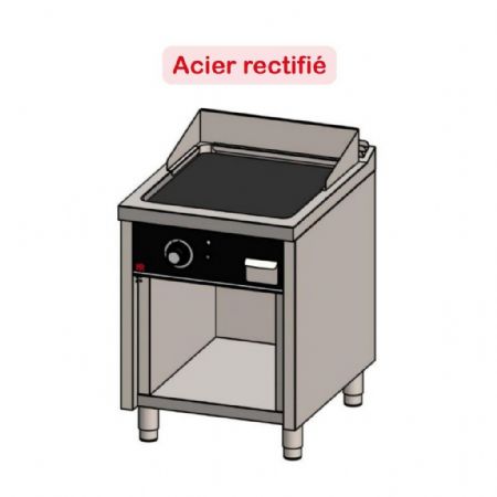 Plaque à snacker pro profondeur 750 Gaz 16 kW - Hr Fainca - FT7506E