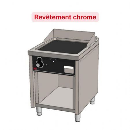 Plaque à snacker pro profondeur 750 Gaz 16 kW - Hr Fainca - FT7506ECR