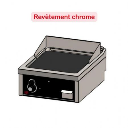 Plaque à snacker pro profondeur 750 Gaz à poser 16 kW - Hr Fainca - FT7506SCR