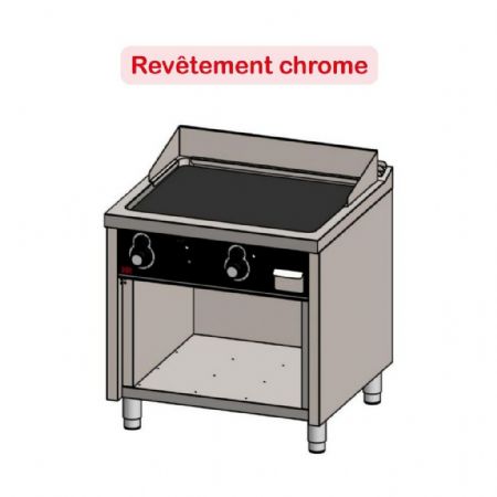 Plaque à snacker pro profondeur 750 Gaz 24 kW - Hr Fainca - FT7508ECR