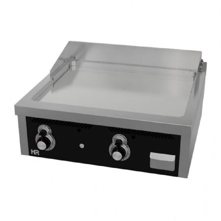 Plaque à snacker pro profondeur 750 à poser Gaz 24 kW - Hr Fainca - FT7508SCR