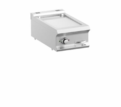 Plaque  snacker lectrique  poser surface lisse chrome 330x540mm - Profondeur 700mm