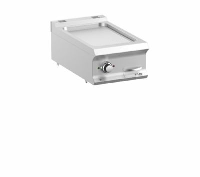 Plaque  snacker lectrique  poser surface rainure chrome 330x540mm - Profondeur 700mm