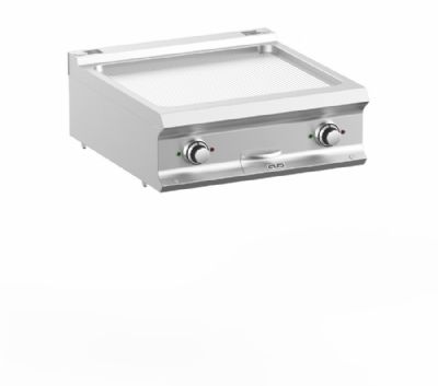 Plaque  snacker inox lectrique  poser surface lisse 630x540mm - Profondeur 700mm