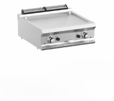 Plaque  snacker gaz  poser surface lisse 630x540mm - Profndeur 700mm
