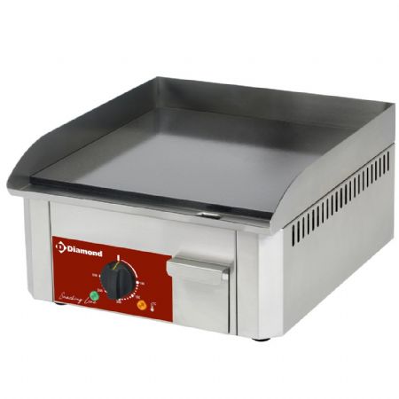 Plaque à Snacker électrique surface émaillée lisse 3 kW - Diamond Promo - FTE-40/SS Plaque à Snacker électrique surface émaillée lisse 3 kW - Diamond Promo - FTE-40/SS