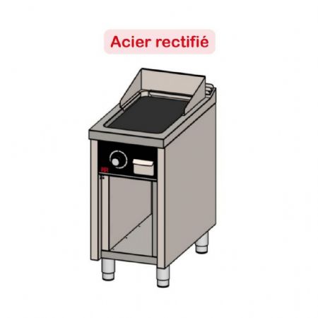 Plaque à snacker pro profondeur 750 Monophasé 4500 kW - Hr Fainca - FTE7504E