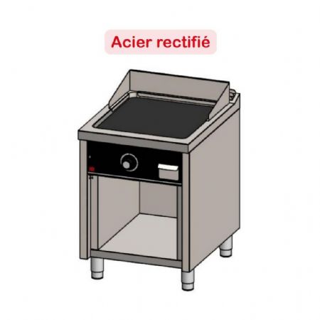 Plaque à snacker pro profondeur 750 Monophasé 6600 kW - Hr Fainca - FTE7506E