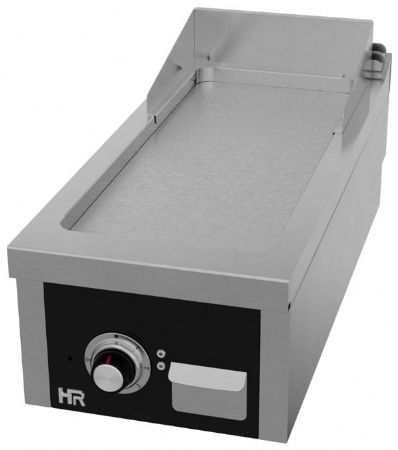 Plaque à snacker de table professionnelle électrique en acier rectifié 7,5 kW - 400x930x410 mm