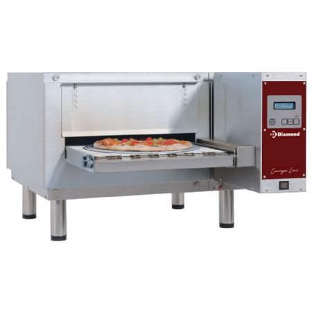 Four à Pizzas convoyeur électrique translation de table ventilée, bande 400 mm, rendement 130 pizzas/h - Diamond - FTEV40/57-CB Four à Pizzas convoyeur électrique translation de table ventilée, bande 400 mm, rendement 130 pizzas/h - Diamond - FTEV40/57-CB