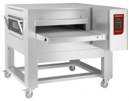 Four convoyeur électrique professionnel 155 pizzas par heure bande 650 mm - Diamond Promo - FTEV65/110-NT