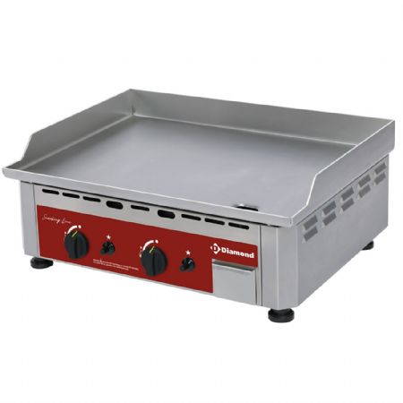 Plaque à Snacker gaz double surface en acier inox - Diamond Promo - FTG-60/XC Plaque à Snacker gaz double surface en acier inox - Diamond Promo - FTG-60/XC