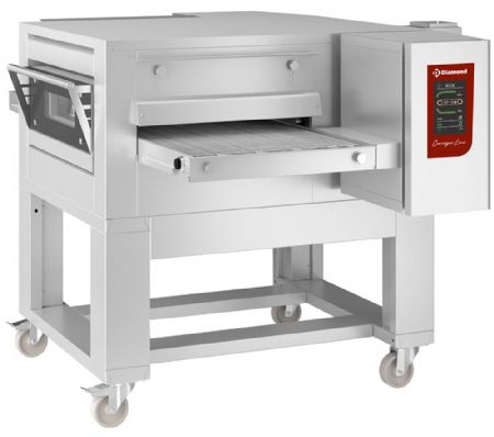 Four professionnel convoyeur gaz 135 pizzas par heure largeur bande 500 mm - Diamond - FTGV50/85-NT