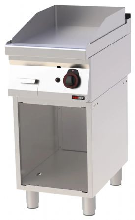 Plaque à snacker sur placard ouvert lisse à gaz 7 kW - Redfox - FTH 70/40 G