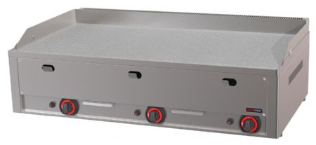 Plaque à Snacker mixte à gaz Acier chromé 12 kW - Redfox - FTHRC 90 G