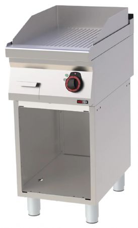 Plaque à snacker rainurée triphasé 4,5 kW - Redfox - FTR 70/40 E