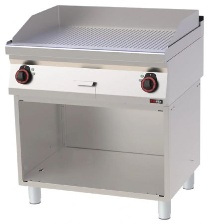 Plaque à snacker rainurée triphasé 9 kW - Redfox - FTR 70/80 E