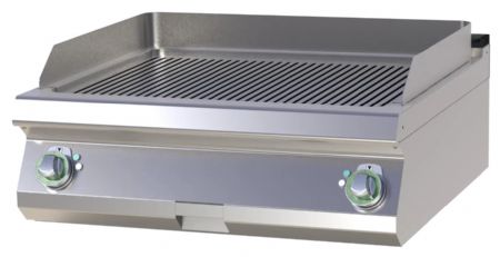 Plaque à snacker rainurée triphasé 9 kW - RM Gastro - FTR 708 E Plaque à snacker rainurée triphasé 9 kW - RM Gastro - FTR 708 E
