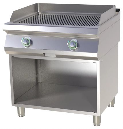 Plaque à snacker rainurée sur placard ouvert triphasé 9 kW - RM Gastro - FTR 780 E Plaque à snacker rainurée sur placard ouvert triphasé 9 kW - RM Gastro - FTR 780 E