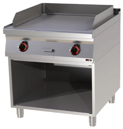Plaque à snacker rainurée triphasé 12 kW - Redfox - FTR 90/80 E